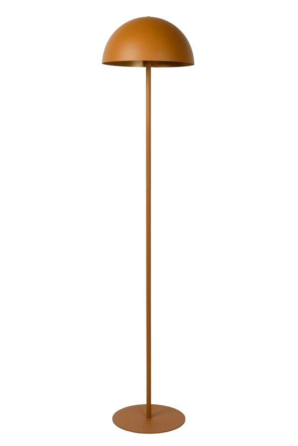 Lucide SIEMON - Floor lamp - Ø 35 cm - 1xE27 - Ocher Yellow - turned off